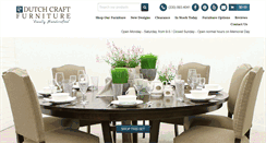 Desktop Screenshot of dutchcraftfurniture.com